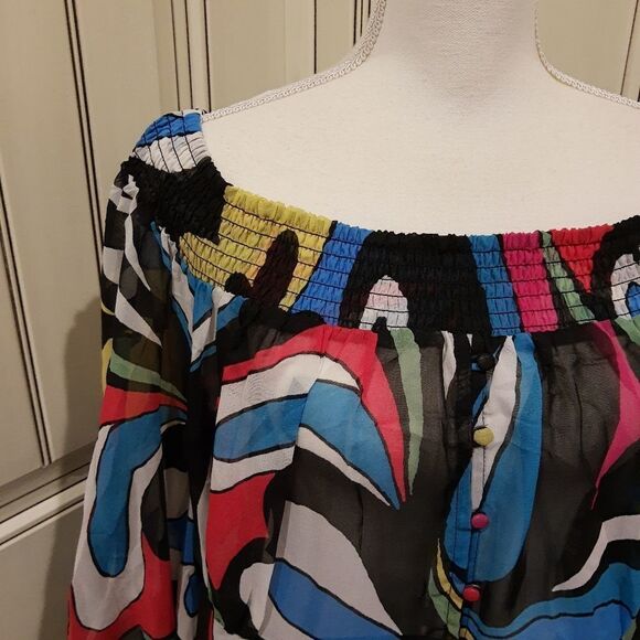 Live 4 Truth Bathing Swimsuit Cover Size 2X Colorful Kaftan - Picture 5 of 11